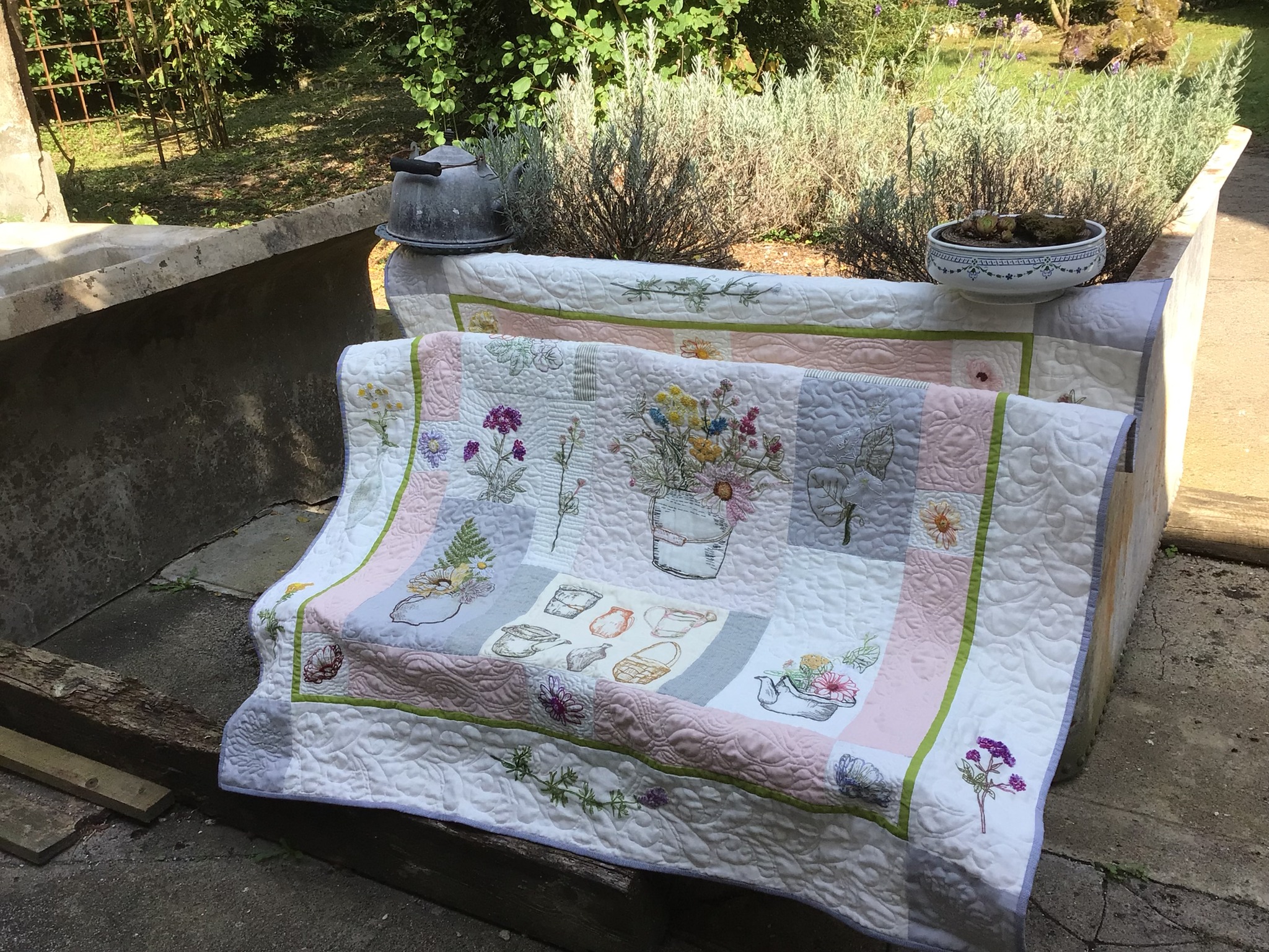 Best of Flowers quilt by Jeltje van Essen